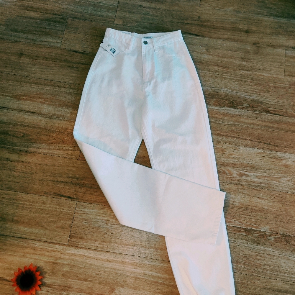🤍🆕🤍 NWT WEWOREWHAT Mom Jeans - Picture 9 of 16